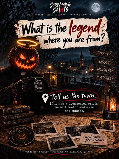 Screaming Saints on Instagram: What is the legend where you are from? Tell us the town.